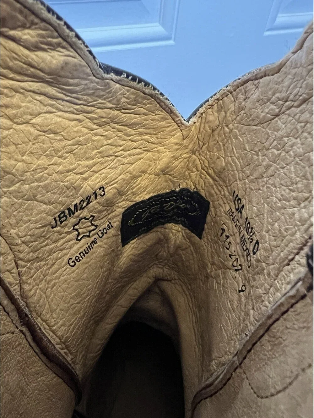 JB Dillon Cowboy brown Mens’ Boots USA size 10.5.